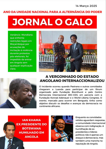 Capa do jornal